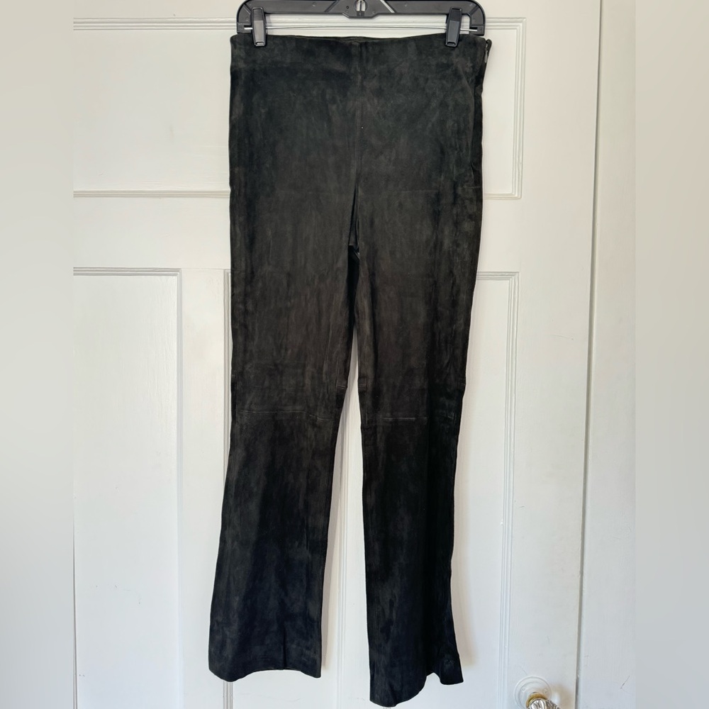 Vince Suede Crop Flare Pants